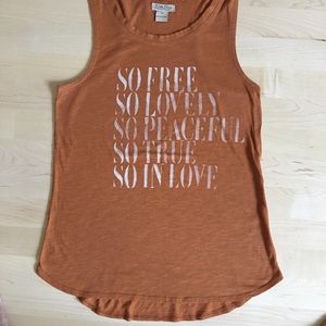 Lucky Brand Graphic Tank Top, XS